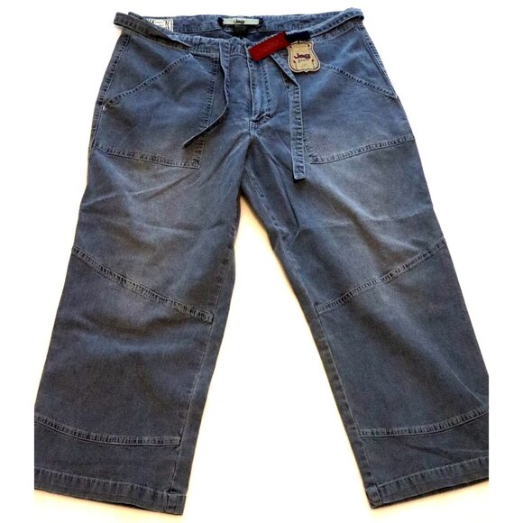 Jag Jeans Wide Leg Cargo Denim Trendy Relaxed Fit Y2K Utilitycore Wide Leg - Picture 1 of 7